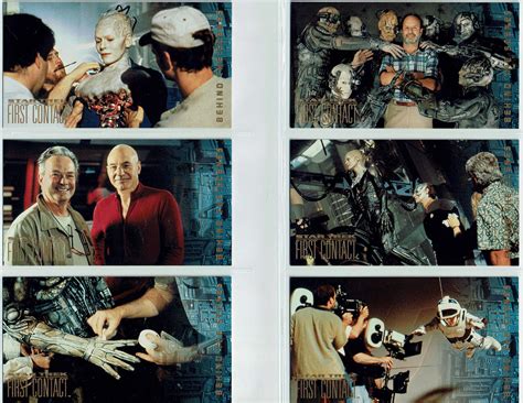 STAR TREK FIRST CONTACT SET OF 10 BEHIND THE SCENES CARDS - Phoenix Cards