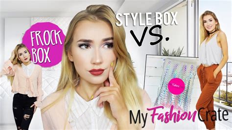 TRYING FASHION SUBSCRIPTION BOXES For The First Time | Battle of the Boxes!! - YouTube