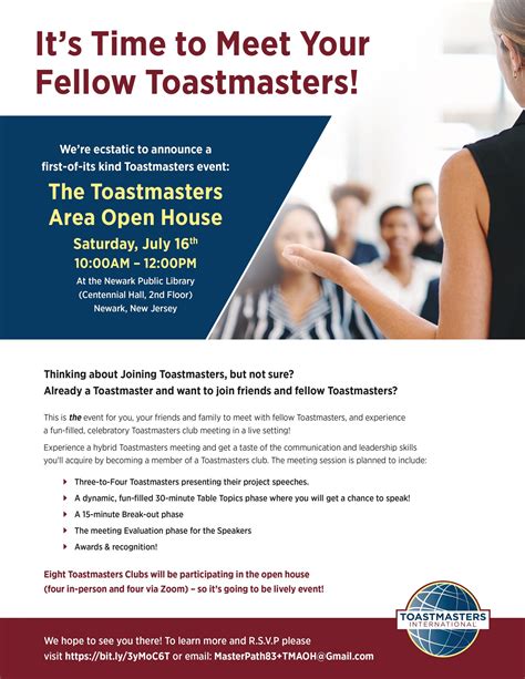 The Toastmasters Area Open House - Newark Public Library