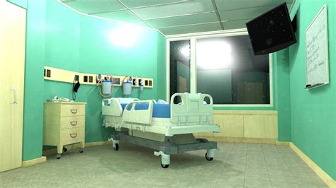 ArtStation - Hospital Room