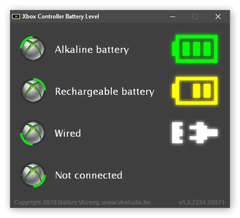 Xbox Controller Battery Level | VB stúdió