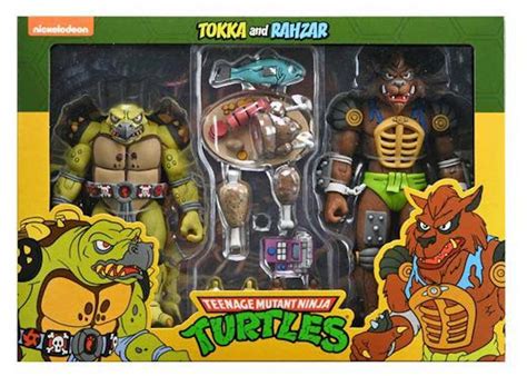 NECA Teenage Mutant Ninja Turtles (Cartoon) Tokka & Rahzar Action Figure 2-Pack - US