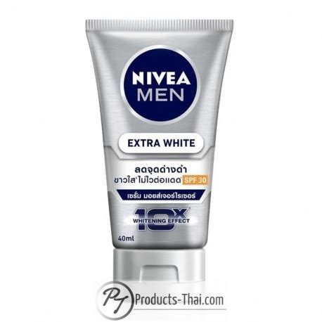 Nivea Men Extra White 10X Whitening Effect Serum Moisturizer SPF30 (40ml)