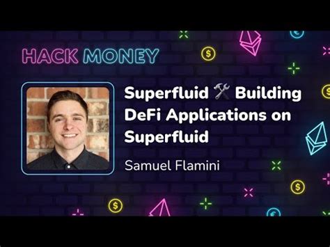 Superfluid Building DeFi Applications on Superfluid - YouTube