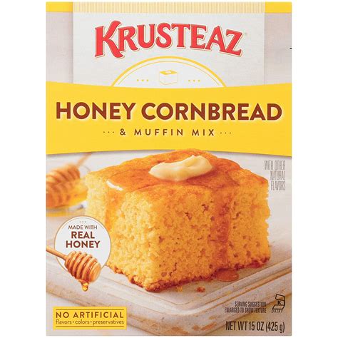 Krusteaz Honey Cornbread Mix, 15 OZ (Pack - 6) - Walmart.com