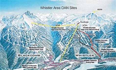 (bottom). A map of the Whistler-Blackcomb area showing some of the... | Download Scientific Diagram