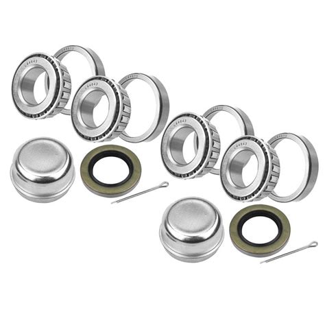 MotorbyMotor Axles Trailer Wheel Hub Bearings Kit, L44643/L44610 Bearing Kits Including 12192TB ...