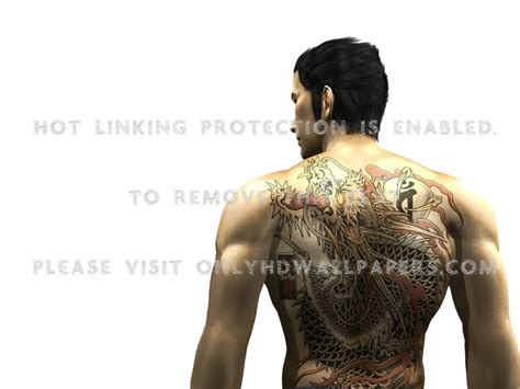 Kazuma Kiryu Dragon Tattoo (#1843768) - HD Wallpaper & Backgrounds Download