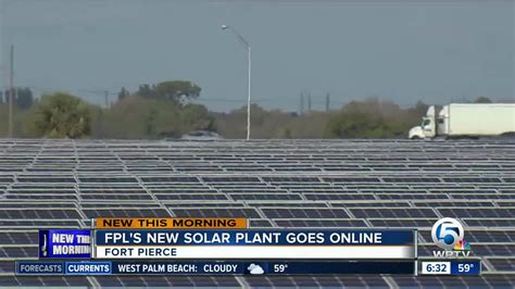 FPL solar plant now generating energy in St. Lucie County