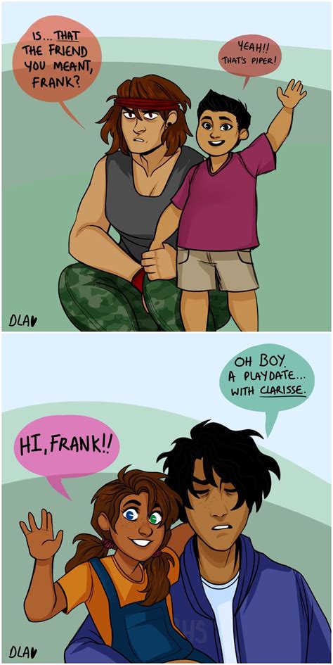 cindersart: so…y’all requested: more frank, more pipercy, clarisse and more happy families au ...