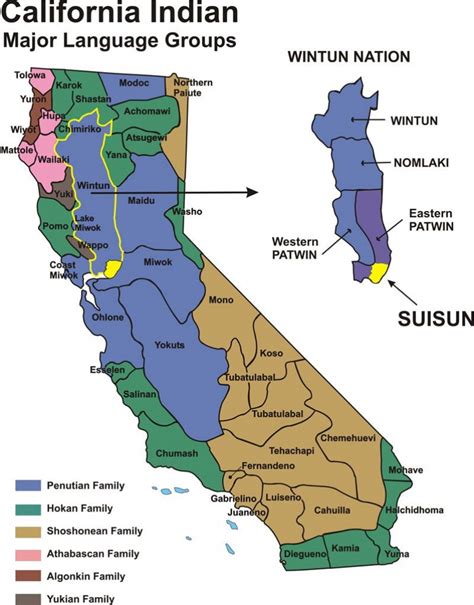 Southern California Native American Tribes Map - Printable Maps