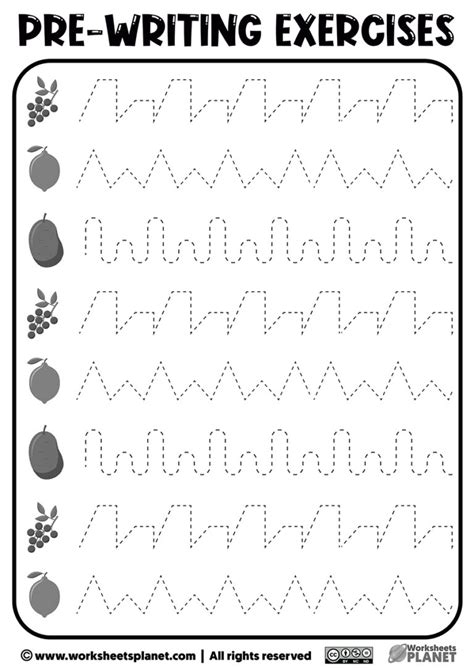 Printable Prewriting Activities for Preschoolers