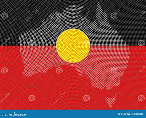 Aboriginal Flag Design Stock Photography - Image: 8520362