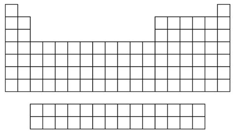 Blank Periodic Table Worksheet #BlankPeriodicTable #PeriodicTableBlank ...