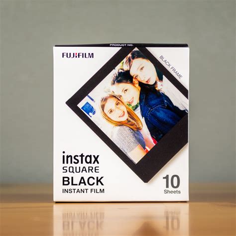 Fujifilm Instax Square Black Instant Film | Reformed Film Lab