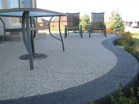 Exposed Aggregate Concrete Patio Ideas