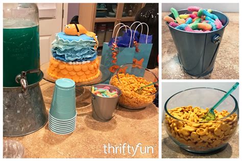 Goldfish Themed Party Snacks | ThriftyFun