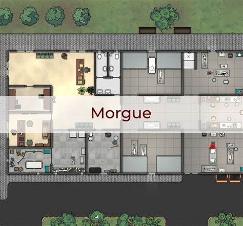 Morgue Map | St. John's Hospital Expansion