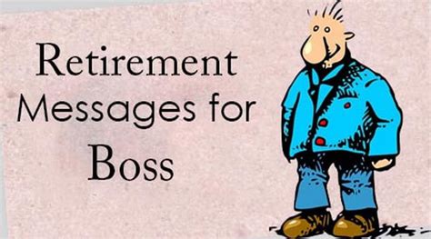 Retirement Messages for Boss, Retirement Wishes Boss