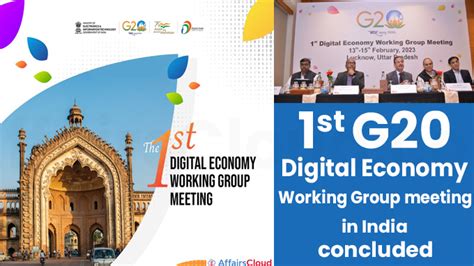 First G20 Digital Economy Working Group meeting held in Lucknow, UP