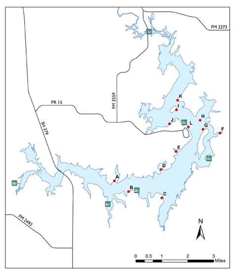 Lake Brownwood Map Printable