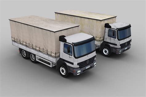 Low Poly Truck | 3D Land | Unity Asset Store