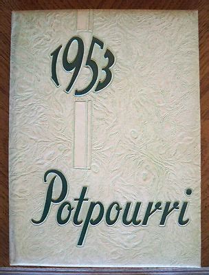 1953 Placer High School Yearbook Potpourri Auburn CA | #440664754