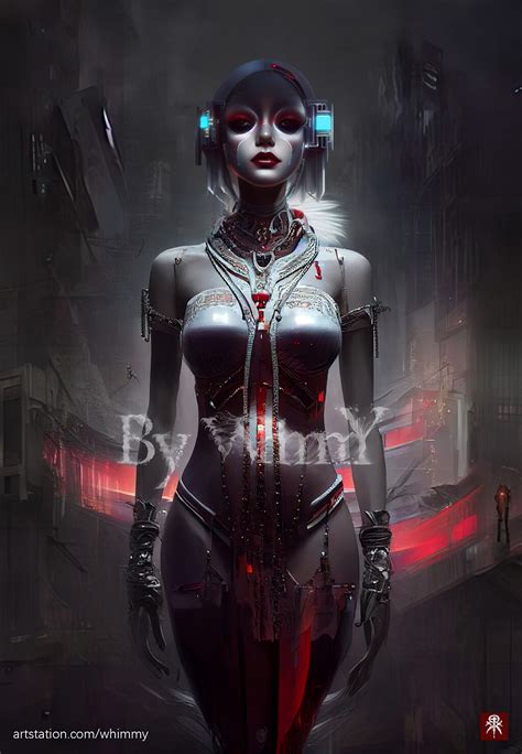 ArtStation - Cyberpunk Android Miao Girl