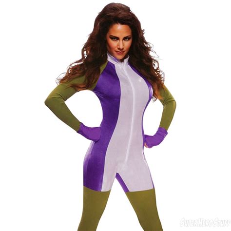 She-Hulk Women's Jumpsuit Costume - GeekAlerts