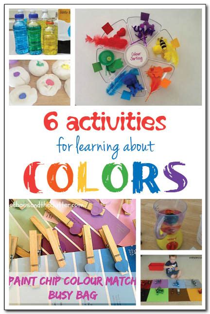 6 activities for learning about colors - Gift of Curiosity