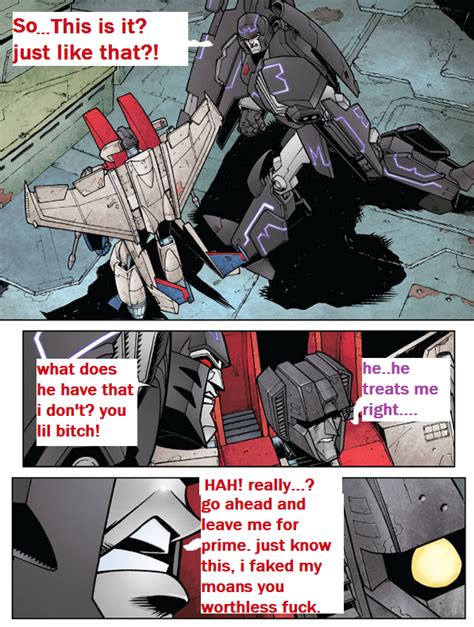 STARSCREAM BREAKS UP WITH MEGATRON by TMNTFAN85 on DeviantArt