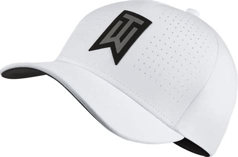 NEW Nike Tiger Woods AeroBill Classic 99 Perforated White Fitted M/L ...