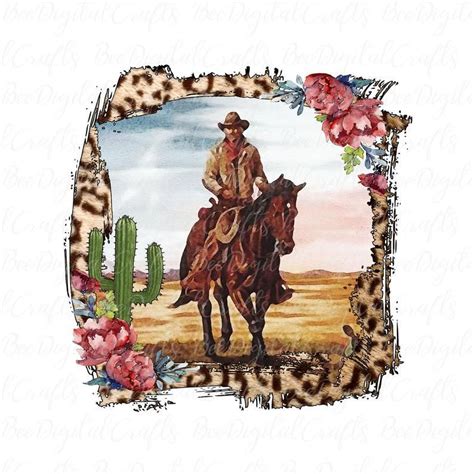 Vintage Cowboy Sublimation Design Western Graphic PNG Download - Etsy ...