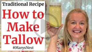 How to Make Beef Tallow - Mary's Nest