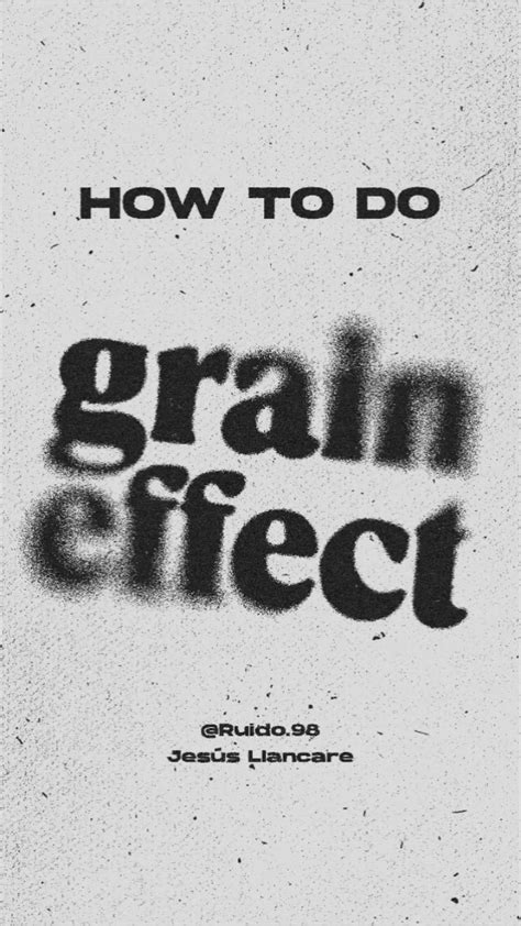 Ruido98 | Digital Designer on Instagram: "How to do grain effect # ...