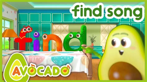 Find Song | Dance song for kids & Sing-Along and dance & abcd song | AVOCADO abc - YouTube