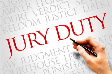 Jury Duty - Take It Seriously and Follow The Rules or You Might End Up With a $1000 Fine.