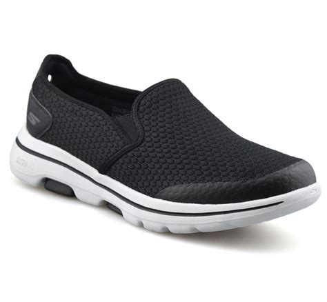 Mens Skechers GOwalk New Slip On Extra Wide Fit Walking Gym Trainers Shoes Size | eBay