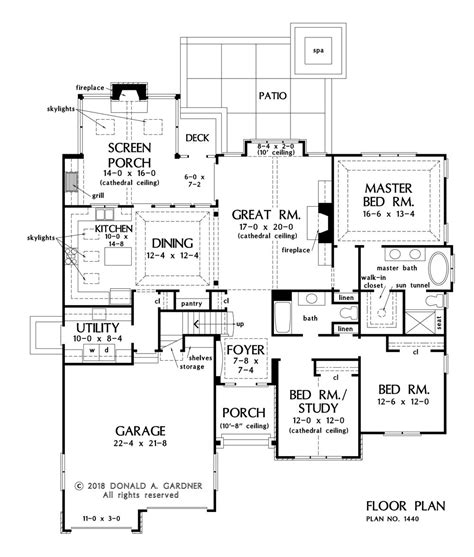 Home Plan 1440 | House plans, Bungalow house plans, New house plans