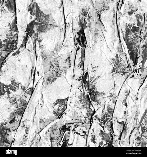 Contemporary abstract art illustration. Wrinkled paper texture paint drops Stock Photo - Alamy