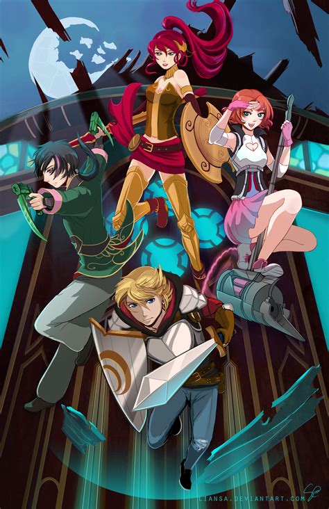 JNPR Poster by Liansa on DeviantArt | Rwby anime, Rwby fanart, Rwby poster