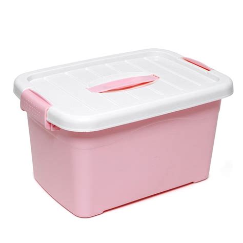 Pretty pink plastic storage bins | Storage Bins Wholesale