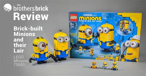 LEGO 75551 Minions: Brick-built Minions and their Lair [Review] - The ...