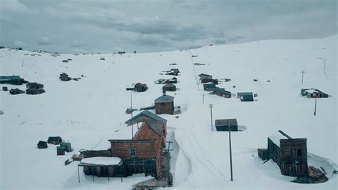 Bodie Ghost Town in Winter | HD Drone Raw - YouTube