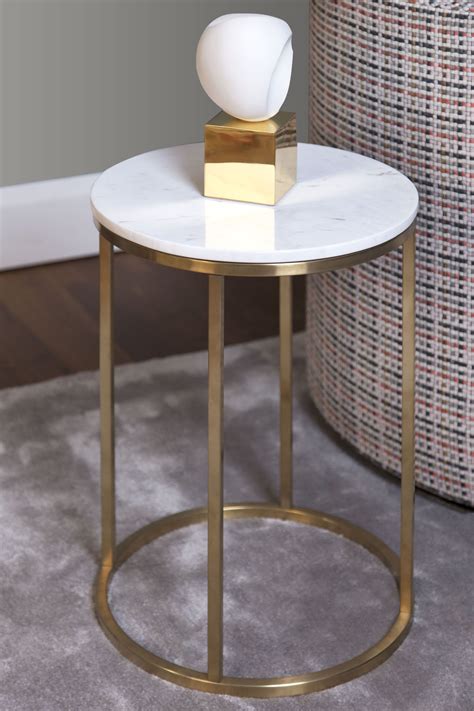 Our DORCHESTER contemporary round side table will enhance both ...