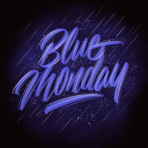 Blue Monday — Jeremy Friend - Custom Lettering & Typography