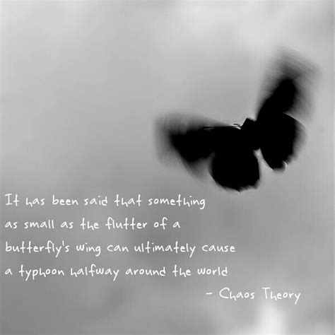 Chaos theory Butterfly effect Quotes Science | Butterfly effect, Butterfly quotes, Chaos theory