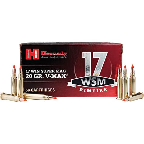 Hornady V-MAX Varmint Express .17 Winchester Super Magnum 20-Grain ...