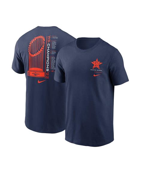 Nike Navy Houston Astros 2022 World Series Champions Roster T-shirt in Blue for Men | Lyst