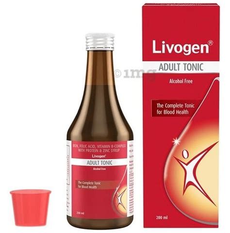 Ayurvedic Medicine Livogen Adult Tonic Iron Supplement 200ml Pack at ...